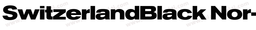 SwitzerlandBlack Nor字体转换